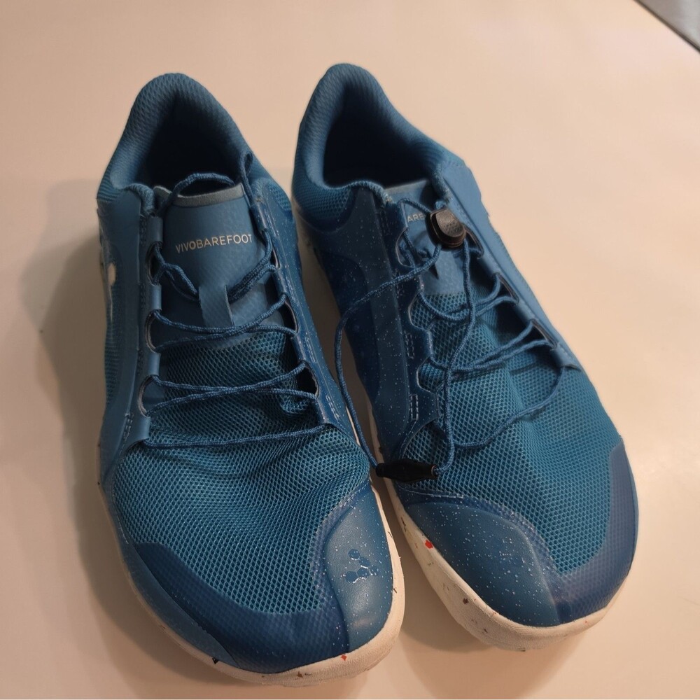 Vivobarefoot Women's Primus Trail II FG Firm Barefoot Shoes aqua blue E 41 US 10